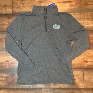 Florida Gators Champion Field Day Team Quarter-Zip Jacket Heathered Black Large